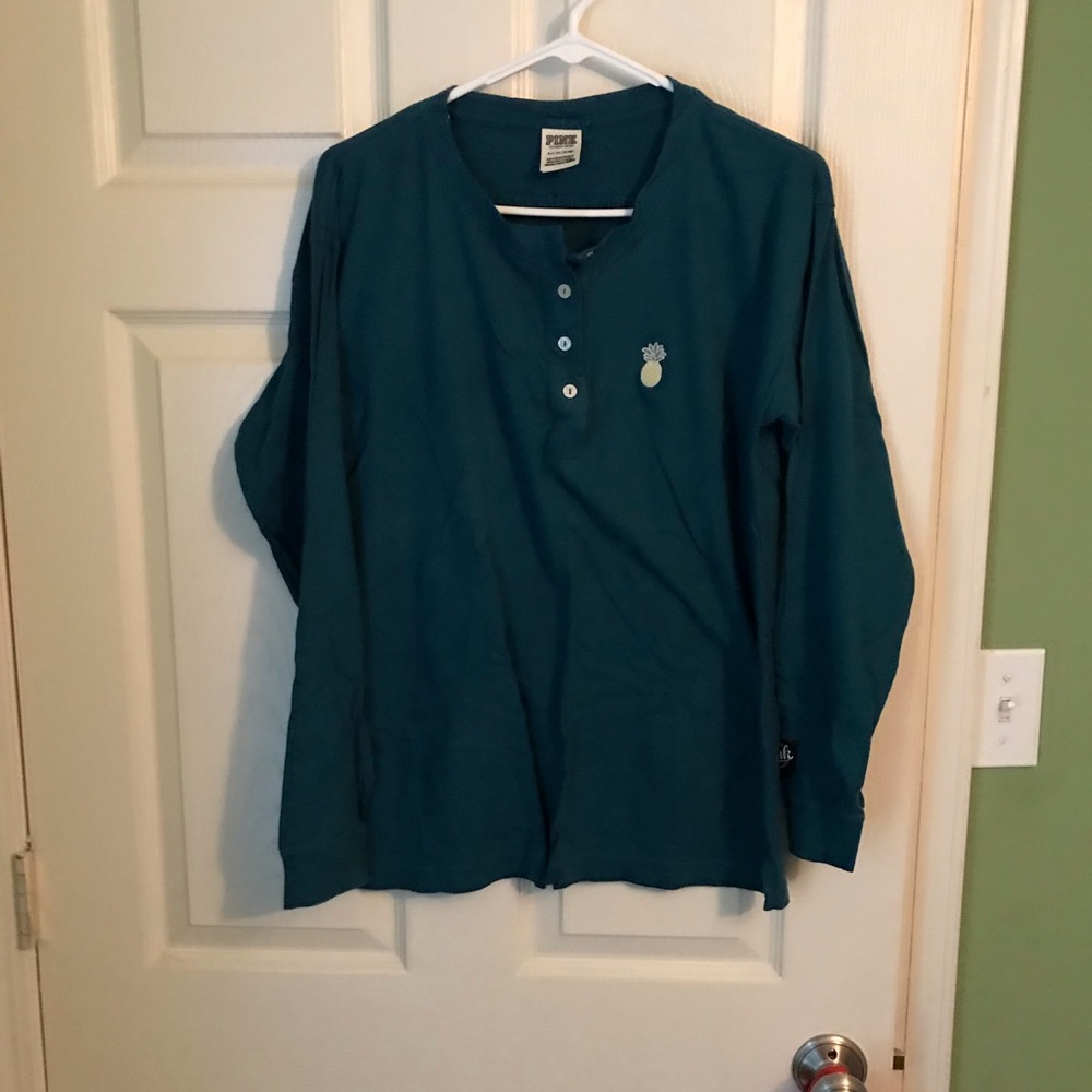 VS Pink Long sleeve Henley